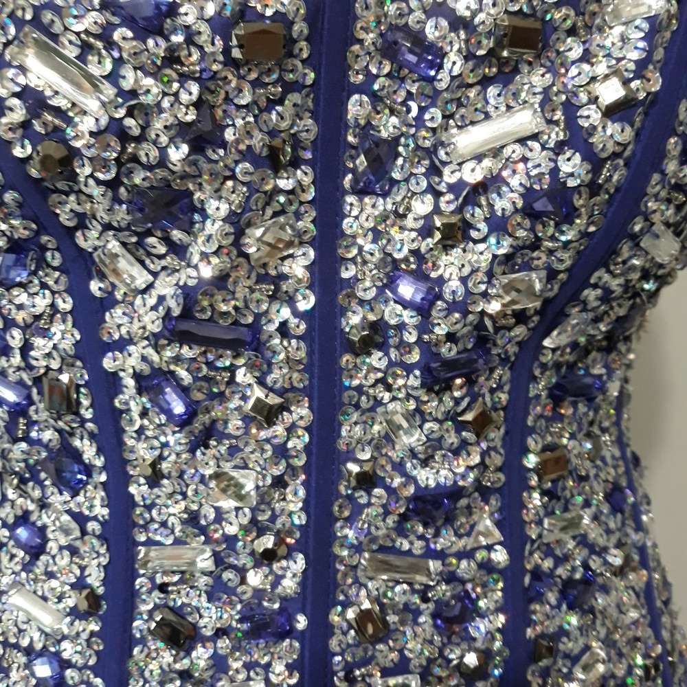 Nox Narianna Collection Sequined Mini Dress-Sz 2XL - Picture 4 of 6